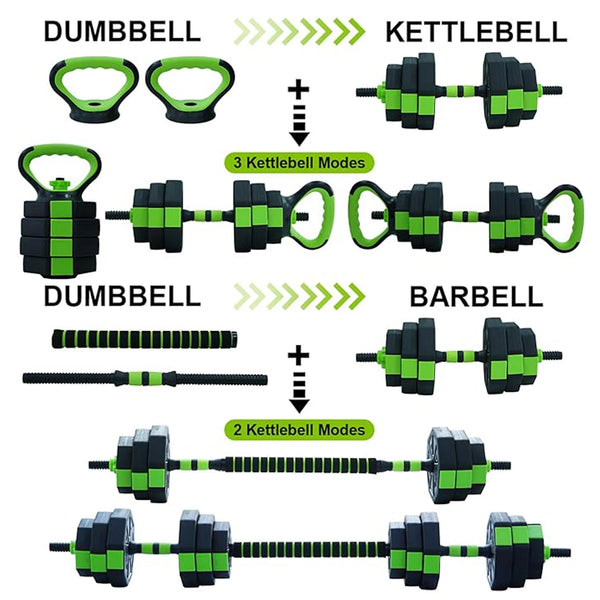 4-in-1 Adjustable Dumbbell Set