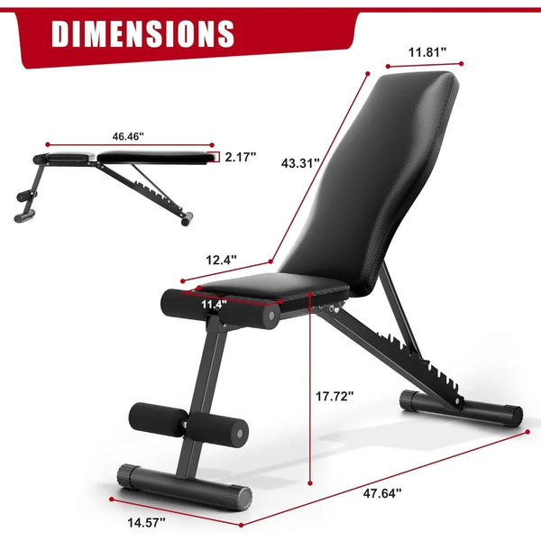 Adjustable Weight Bench Press